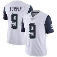 Men's Dallas Cowboys #9 KaVontae Turpin White Rush Limited Jersey