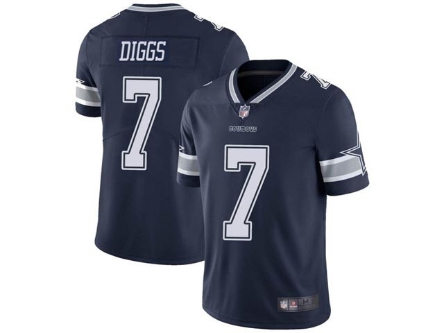 Youth Dallas Cowboys #7 Trevon Diggs Blue Vapor Limited Jersey