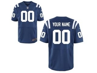 NFL Indianapolis Colts Customized Blue Jersey