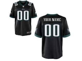 NFL Philadelphia Eagles Customized Black Jersey