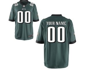 NFL Philadelphia Eagles Customized Green Jersey