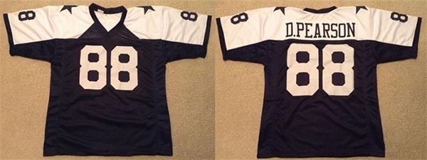 Men's Dallas Cowboys #88 Drew Pearson Navy White Thanksgiving Stitched Football Jersey