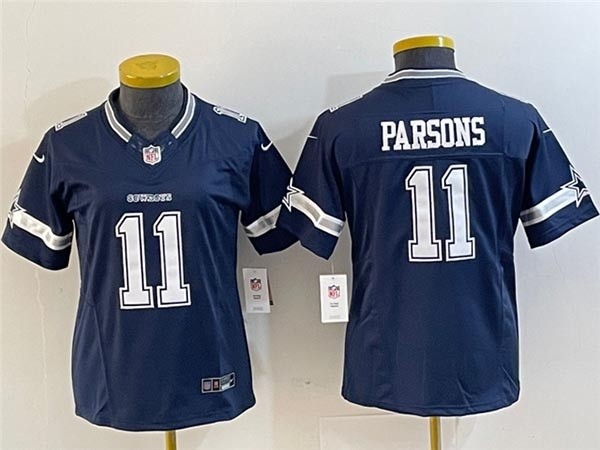 Women's Dallas Cowboys #11 Micah Parsons Blue Vapor F.U.S.E. Limited Jersey