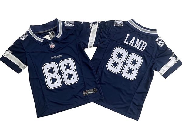 Youth Dallas Cowboys #88 CeeDee Lamb Blue Vapor F.U.S.E. Limited Jersey