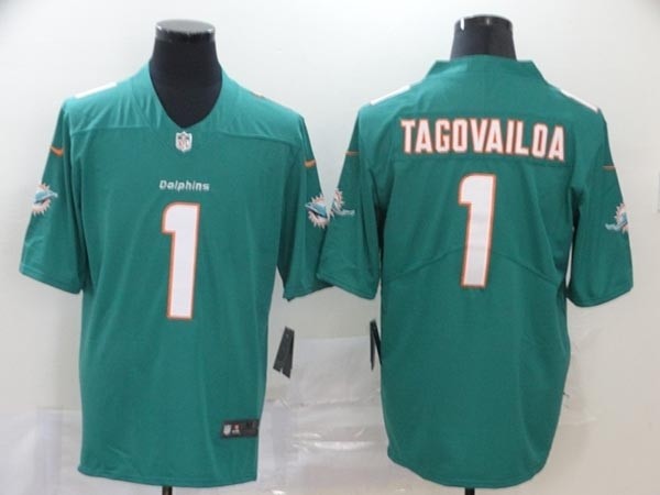 NFL Miami Dolphins Tagovailoa #1 green Vapor Untouchable Limited Jersey