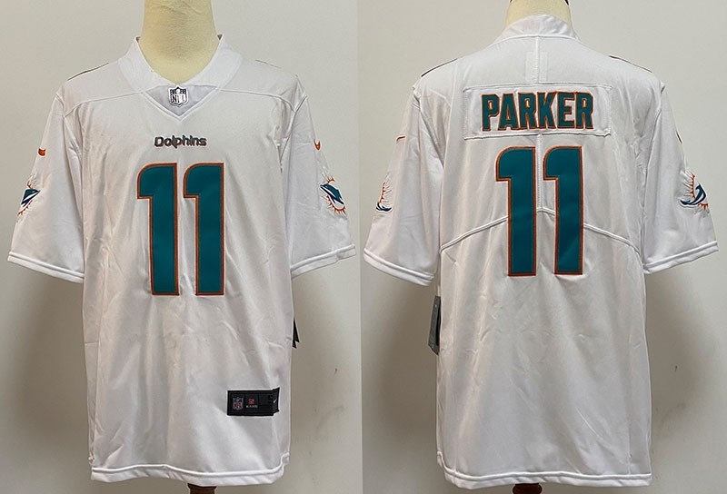 NFL Miami Dolphins #11 Parker white Vapor Untouchable Limited Jersey