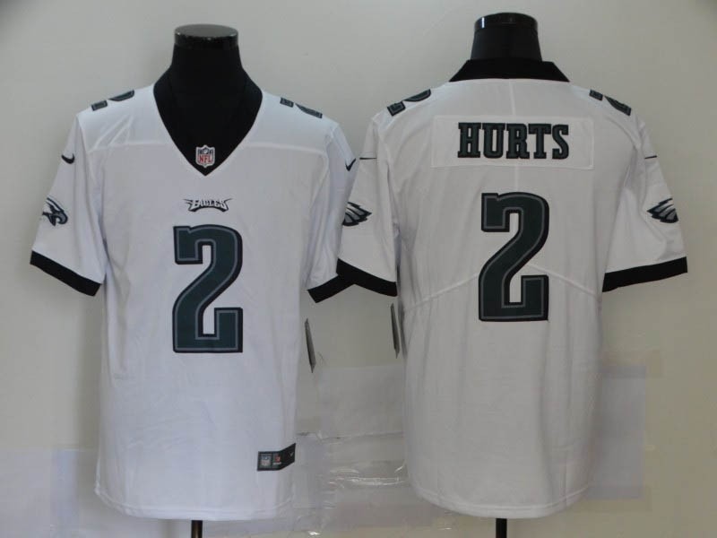 NFL Philadelphia Eagles #2 Jalen Hurts White Vapor Untouchable Limited Jersey