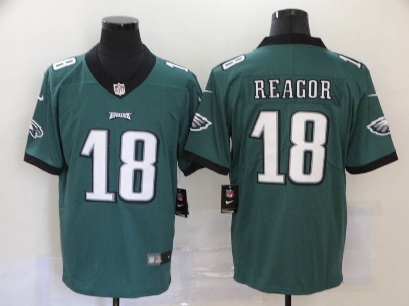 NFL Philadelphia Eagles #18 Jalen Reagor Green Vapor Untouchable Limited Jersey