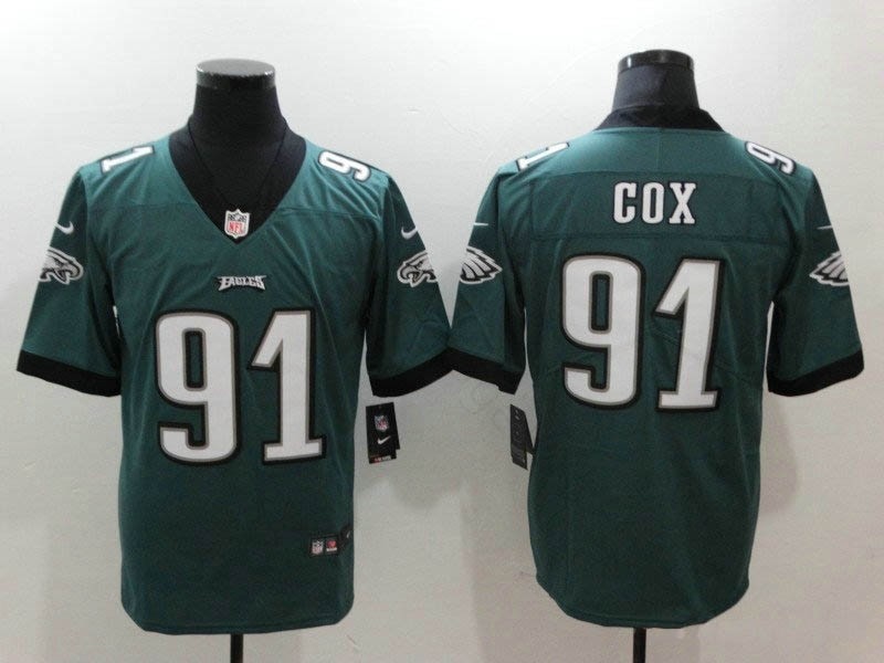 NFL Philadelphia Eagles #91 Fletcher Cox Green Vapor Untouchable Limited Jersey