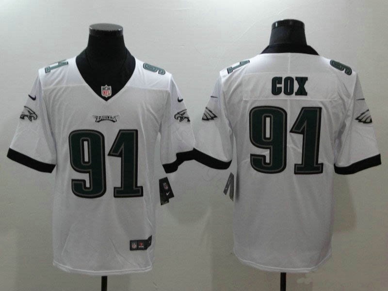 NFL Philadelphia Eagles #91 Fletcher Cox White Vapor Untouchable Limited Jersey