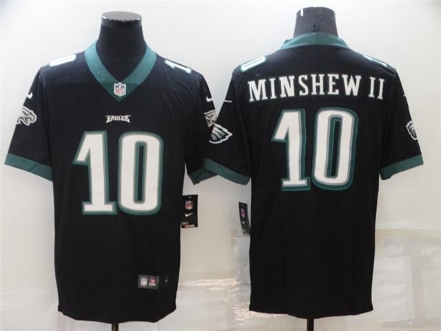 Philadelphia Eagles #10 Gardner Minshew II Black Vapor Limited Jersey