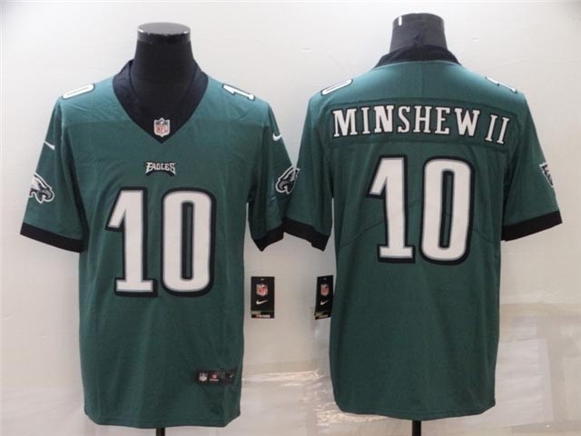 Philadelphia Eagles #10 Gardner Minshew II Green Vapor Limited Jersey