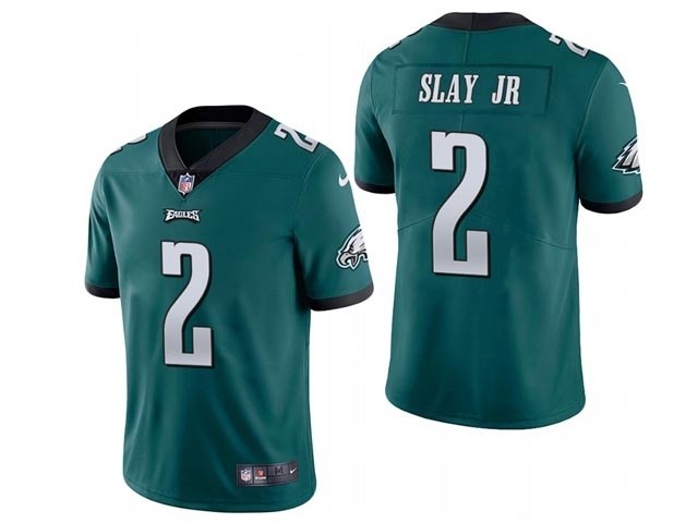 Men's Philadelphia Eagles #2 Darius Slay Jr Green Vapor Limited Jersey