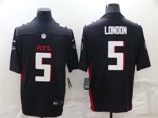 Atlanta Falcons #5 Drake London Black Vapor Limited Jersey