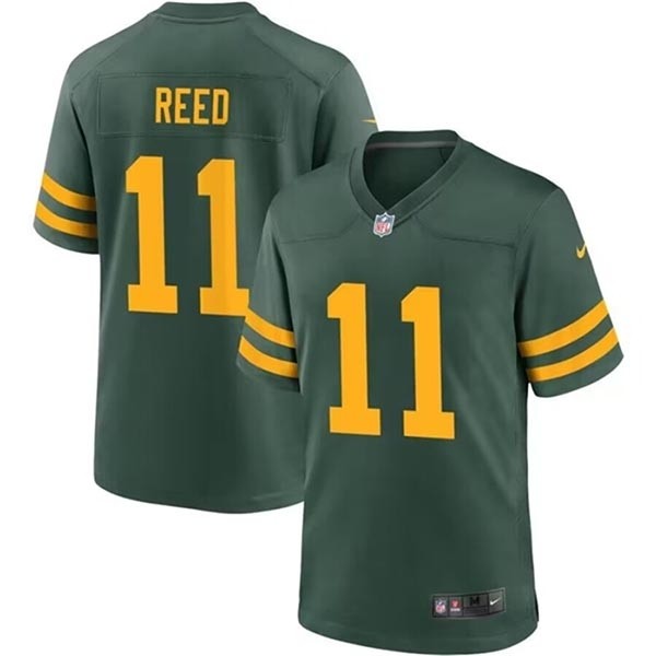 Men's Green Bay Packers #11 Jayden Reed Green Vapor Color Rush Limited Stitched Jersey