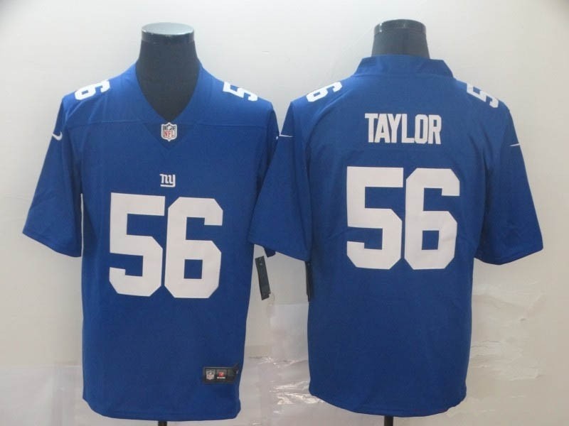 NFL New York Giants #56 Lawrence Taylor Blue Vapor Untouchable Limited Player Jersey