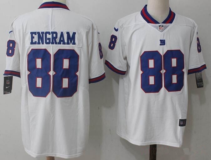 NFL New York Giants #88 Evan Engram White Rush Limited Jersey