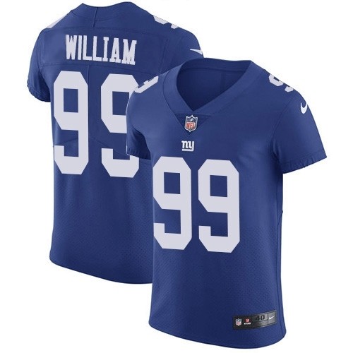 Men's New York Giants #99 Leonard Williams Royal Blue Team Color Stitched NFL Vapor Untouchable Jersey