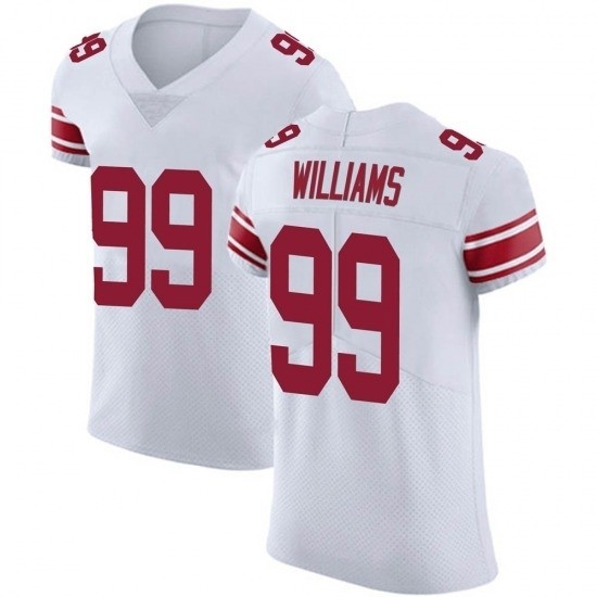 Men's New York Giants #99 Leonard Williams White Stitched Vapor Limited Jersey