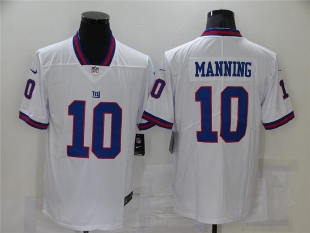 New York Giants #10 Eli Manning White Color Rush Limited Jersey