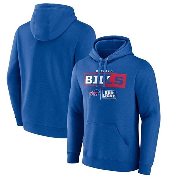 Men's Buffalo Bills Royal X Bud Light Pullover Hoodie