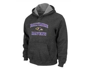 NFL Baltimore Ravens Dark Gray Hoodies