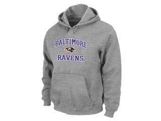 NFL Baltimore Ravens Gray Hoodies