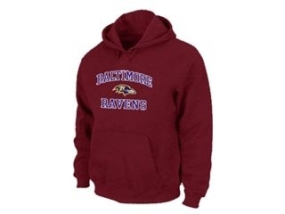 NFL Baltimore Ravens Red Hoodies