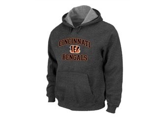 NFL Cincinnati Bengals Dark Gray Hoodies