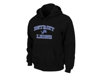 NFL Detroit Lions black Hoodies