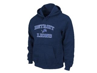 NFL Detroit Lions navy blue Hoodies