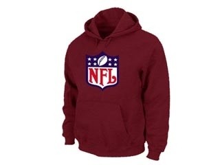 NFL Logo Red Hoodies