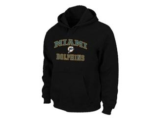 NFL Miami Dolphins Black Hoodies