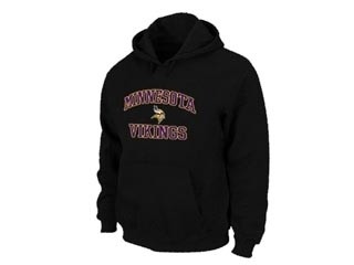 NFL Minnesota Vikings Black Hoodies