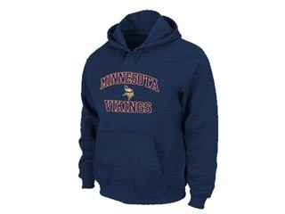 NFL Minnesota Vikings navy blue Hoodies