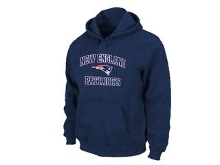 NFL New England Patriots navy blue Hoodies