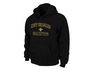 NFL New Orleans Sains Black Hoodies