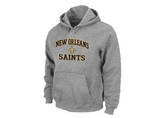 NFL New Orleans Sains Gray Hoodies