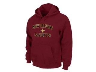 NFL New Orleans Sains Red Hoodies