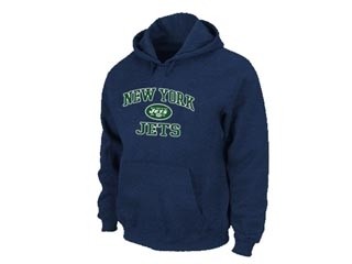 NFL New York Jets navy blue Hoodies