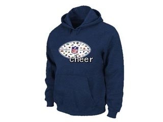 NFL nflLogo navy blue Hoodies