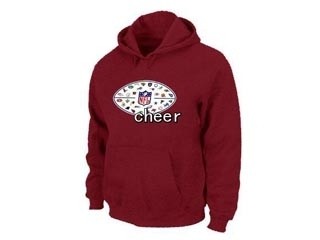 NFL nflLogo Red Hoodies