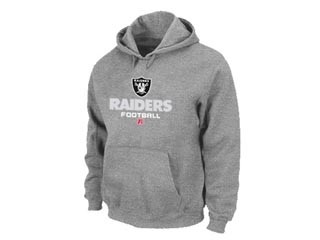 NFL Oakland Raiders Gray Hoodies