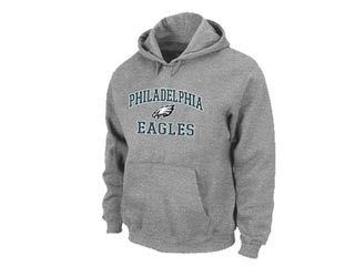 NFL Philadelphia Eagles Gray Hoodies