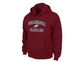 NFL Philadelphia Eagles Red Hoodies