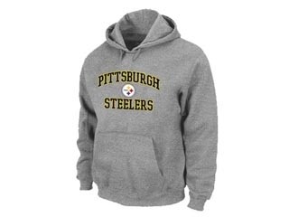 NFL Pittsburgh Steelers Gray Hoodies