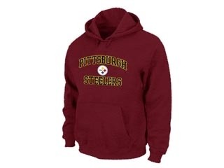 NFL Pittsburgh Steelers Red Hoodies