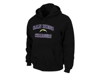 NFL San Diego Charger Black Hoodies