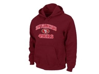 NFL San Francisco 54ers Red Hoodies