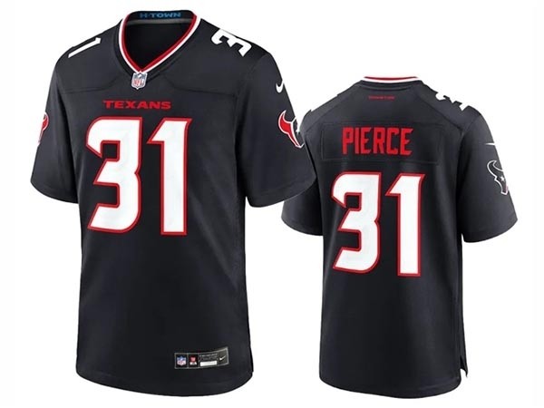 Men's Houston Texans #31 Dameon Pierce Tank Dell 2024 Navy Vapor Limited Jersey